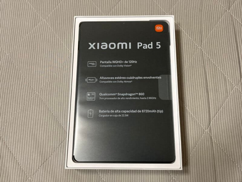 Xiaomi Pad 5の本体